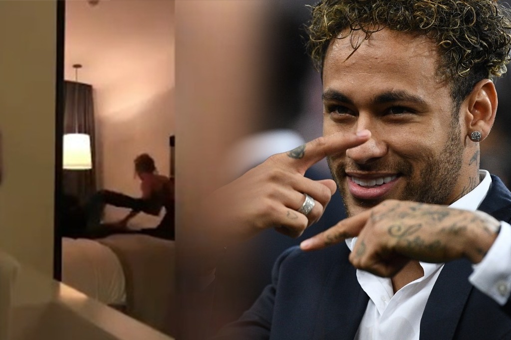 VIDEO Se filtran imágenes de una riña entre Neymar y la mujer que lo acusa de violación