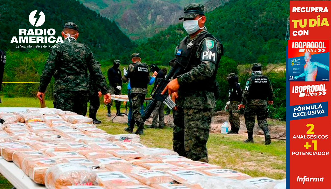 Honduras ha decomisado más de 4 7 toneladas de drogas y 3 456 armas de